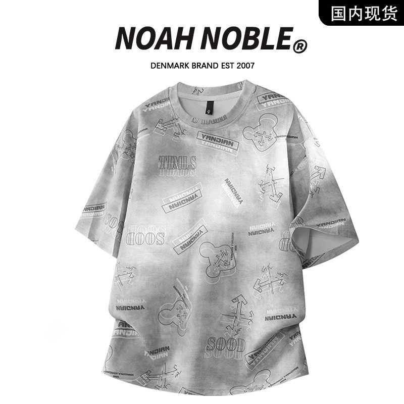 香港潮牌官方店】NOAH NOBLE 大码男装夏季休闲短袖上衣宽松T恤