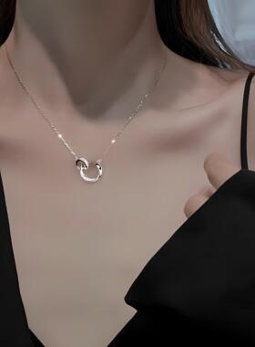 S999纯银项炼轻奢小众高级感2025新款配饰七夕情人节礼物送女朋友