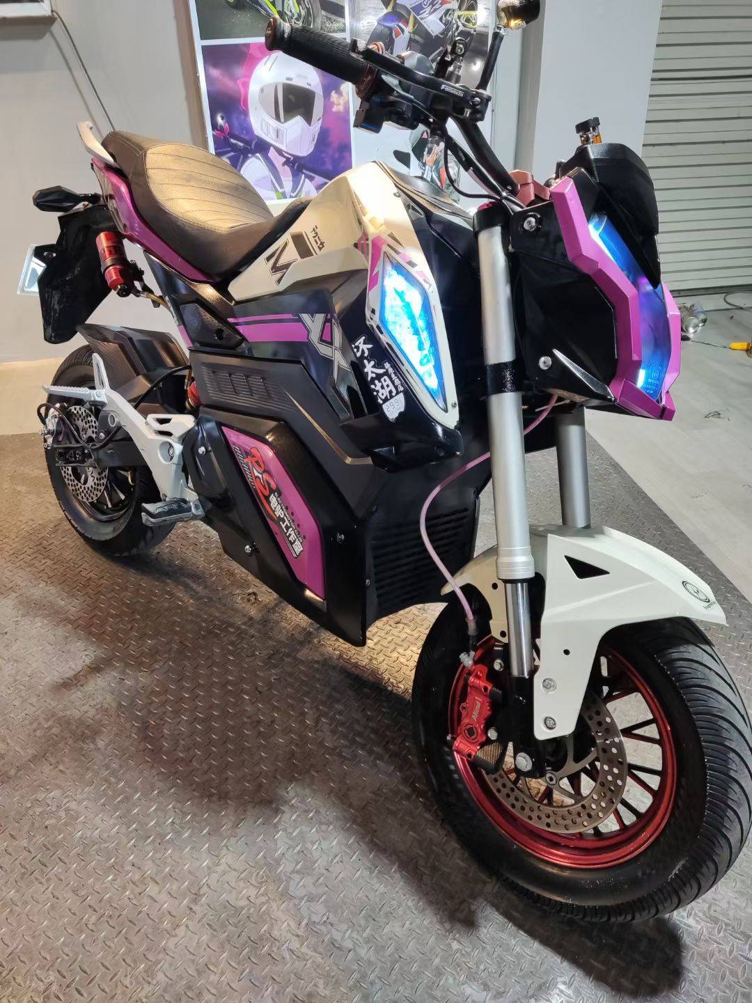 新款电摩小猴子豪华改装m5大功率72v96v高速电动摩托车z6网红男女