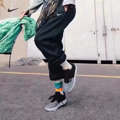 正品清仓 Nike 耐克加绒卫裤经典款运动休闲男女宽松针织运动束口