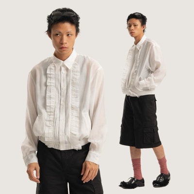 Linkex伊丽莎白微透防晒衬衫