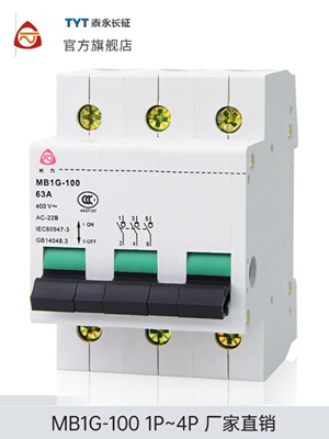 Mb1G-100Tyt太勇长征63/32A100A/4P长久隔离开关保护断路器2P正品