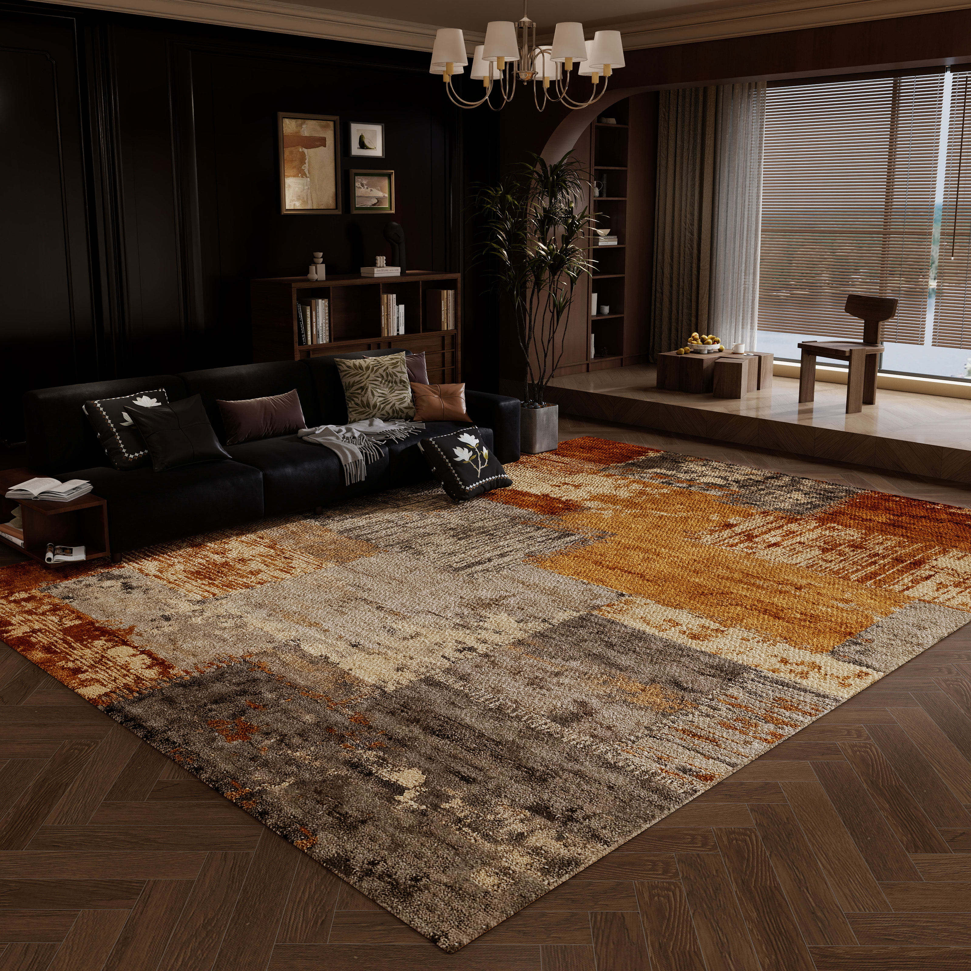 客厅地垫复古地毯无甲醛无异味