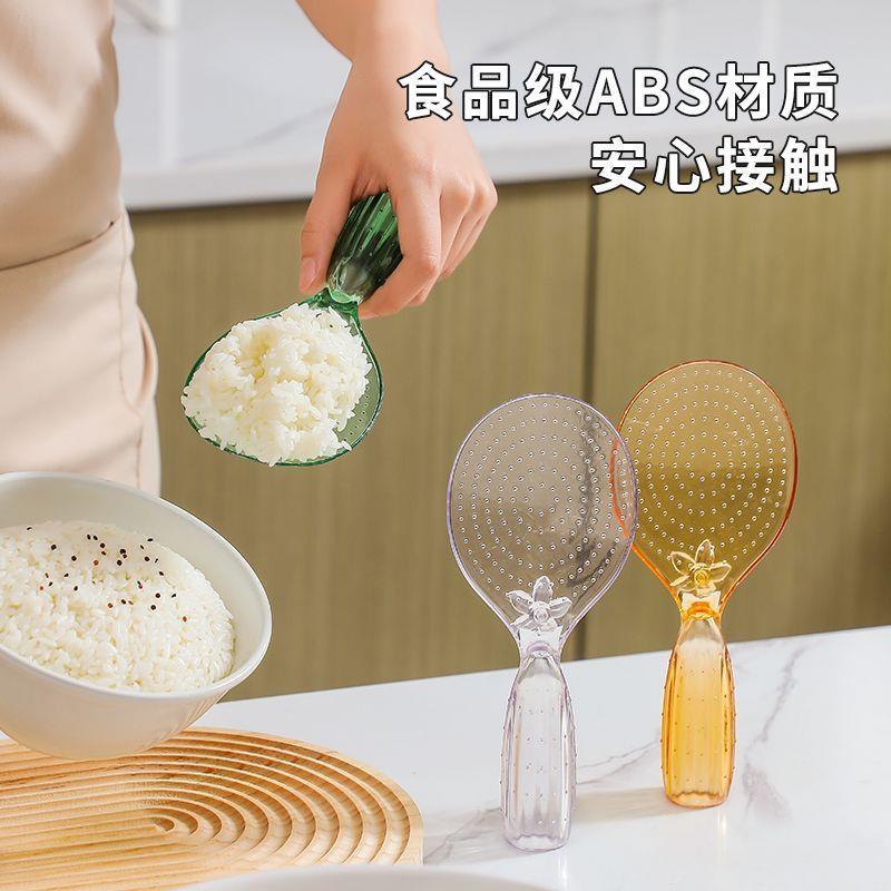 耐高温不粘米饭勺饭勺打饭勺高颜色透明饭勺子新款小怪兽饭勺