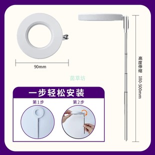 USB定时地插夹子植物补光灯仿太阳全光谱养花苔藓多肉盆栽微景观