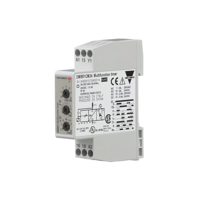 DMB51CM24B006瑞士佳乐原装全新CARLO GAVAZZI多功能时间继电器