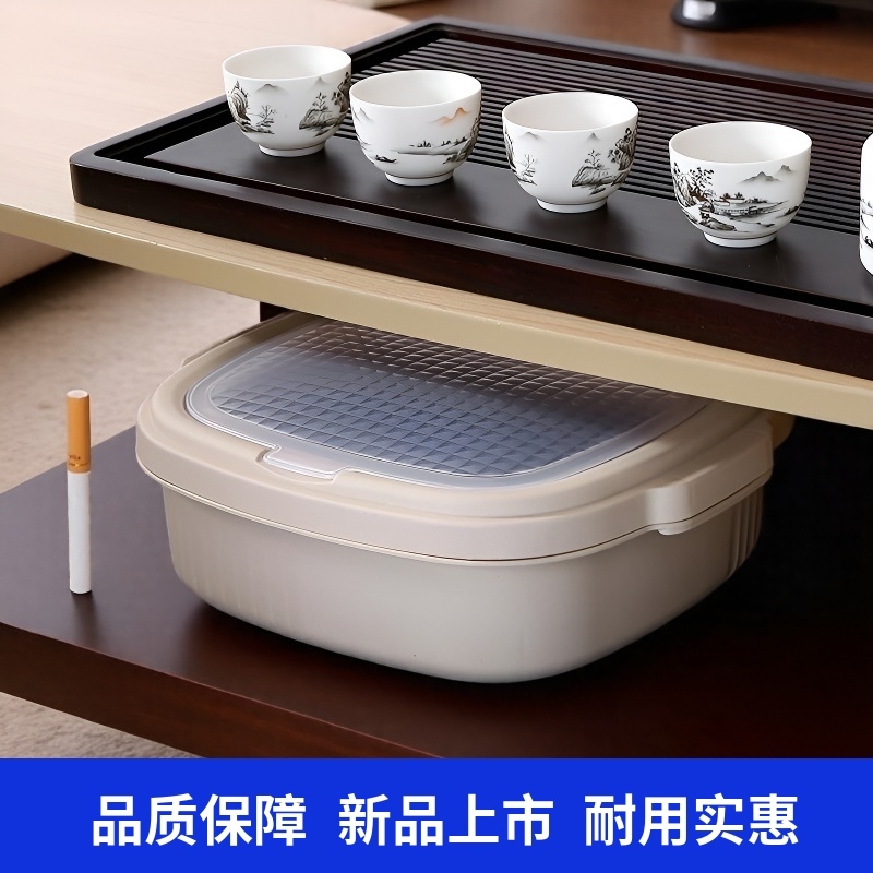 超矮茶水桶茶桶茶渣桶垃圾分离过滤排水桶茶台废水桶功夫茶具配件