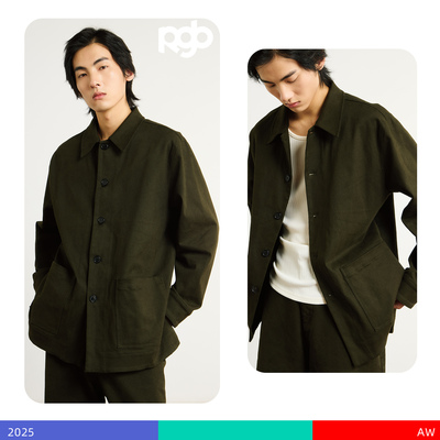 KAMIANGERRGB翻领大口袋工装夹克