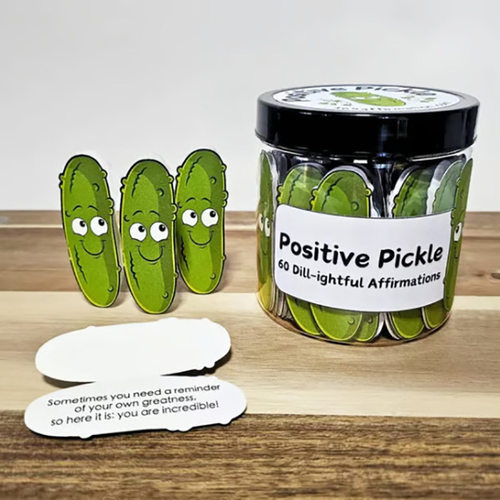 跨境英文Positive Emotional Cards积极情绪卡每日鼓励土豆黄瓜