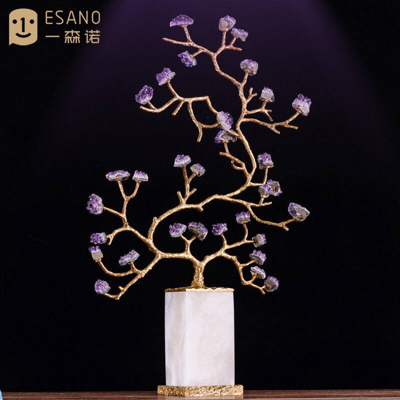 一森诺（ESANO）现代轻奢玄关摆件工艺品客厅办公室装饰品乔迁新