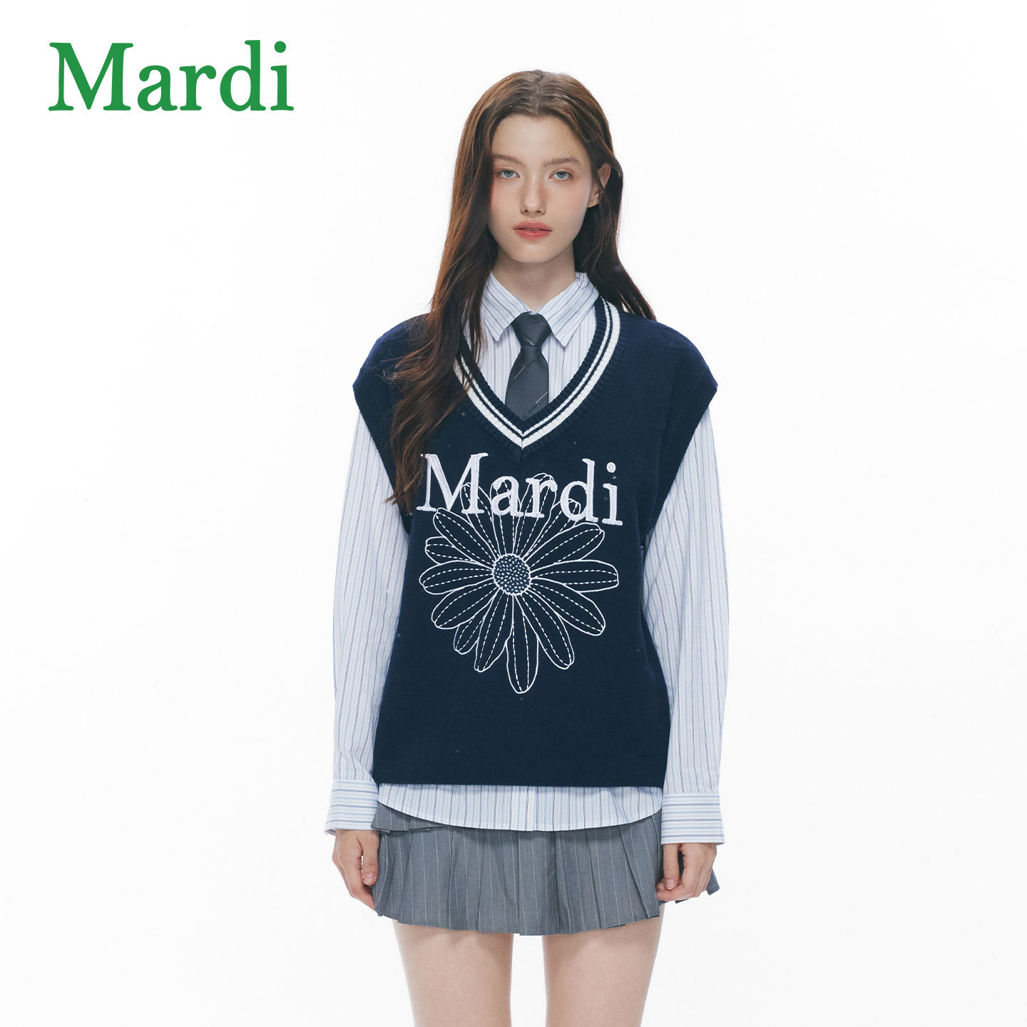 Mardi2026年秋季休闲针织衫背心