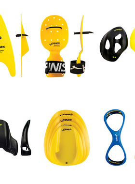 FINIS菲尼斯 自由泳划水掌腕掌手蹼半截划水掌ISO标准手蹼 纠肘器