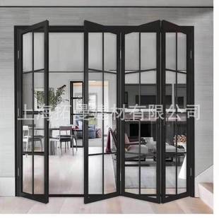 铝合金折叠门窗三轨推拉落地平开109断桥铝隔音隔热门窗封阳台厂