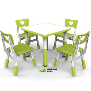 育才幼儿桌椅儿童学习桌幼儿饭桌画画桌椅幼儿餐桌画画桌正方桌