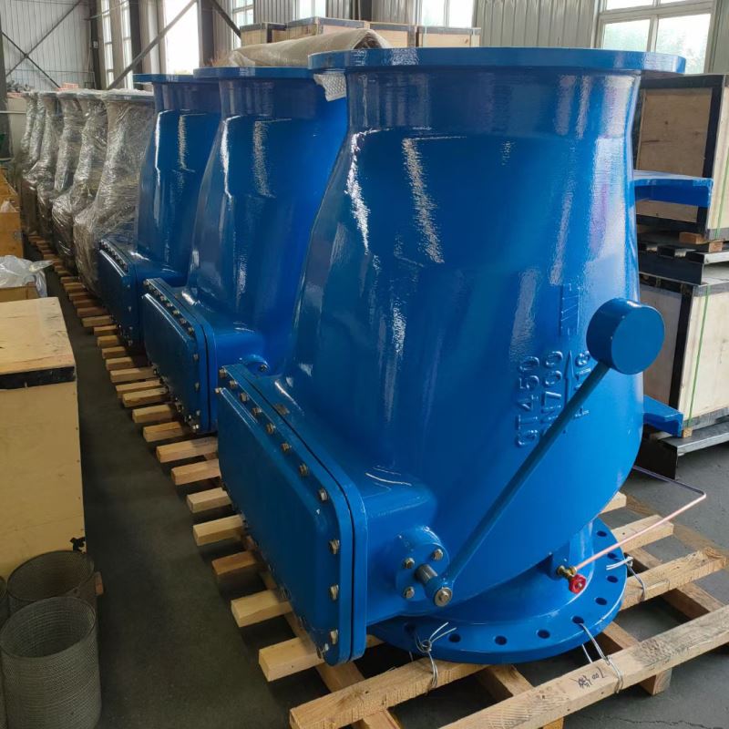 微阻缓闭止回阀HH44X-16Q 法兰单向重锤逆止阀 DN700