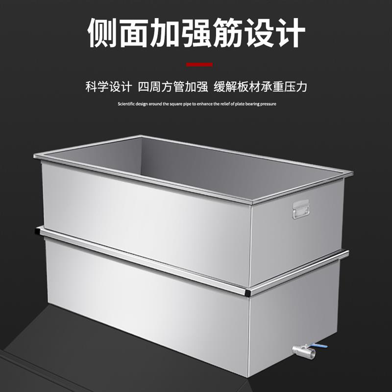 移动式不锈钢方形储水箱手推车储水桶浸泡池卤煮桶定制工业发酵池