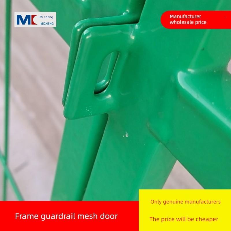 铁丝网栅栏门护栏网门工厂车间隔离网门简易门庭院安全防护门环地