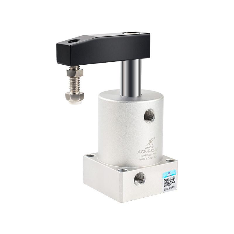 气动小型气缸90度旋转夹紧SRC32转角下压ACK25/40/50/63X90-R/L