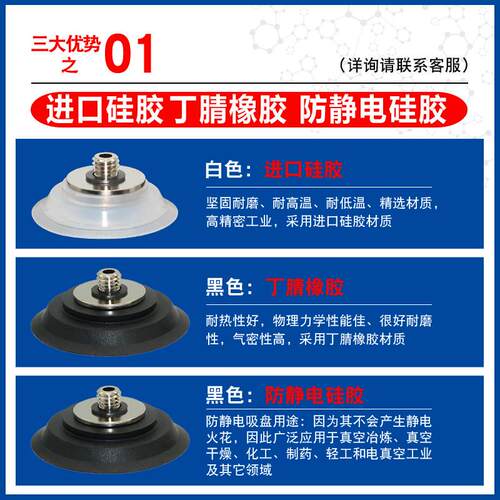艾弗森 真空吸盘薄型吸盘ZP2-TB10MTS/15MT/20MTN/25MT/30MTGS-H5