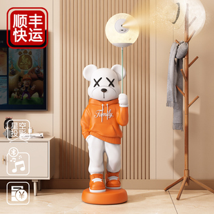 暴力熊客厅大型落地摆件电视柜沙发旁高端大气上档次乔迁新居礼物