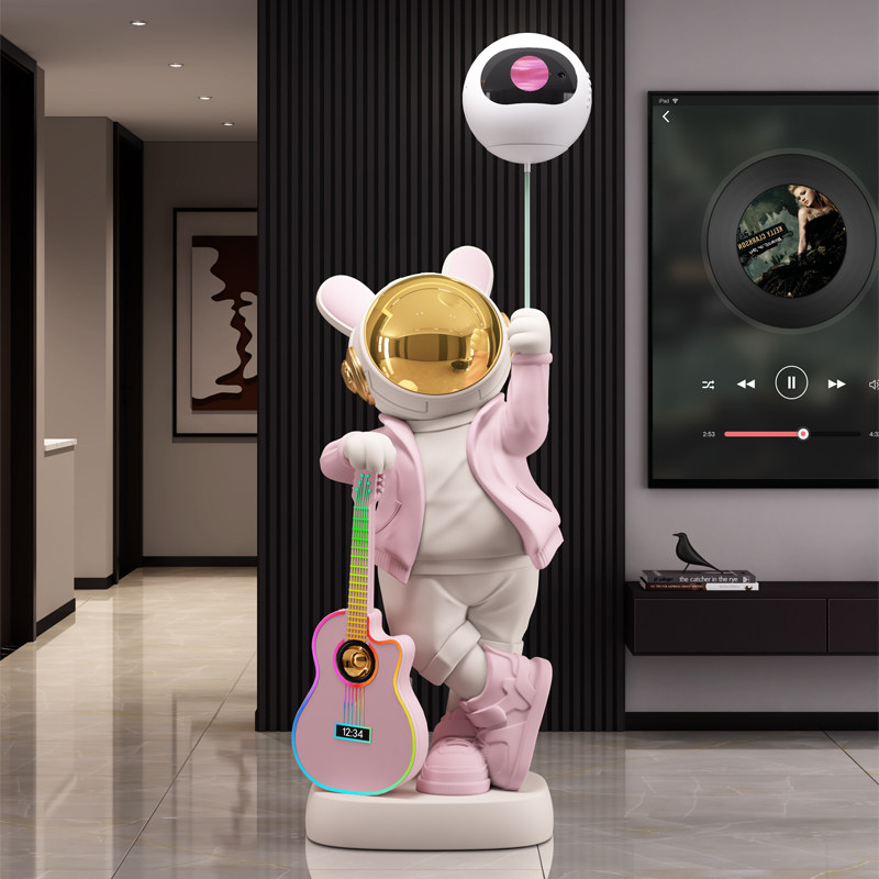 太空人宇航员K歌音响大摆件客厅电视柜旁轻奢落地摆件乔迁礼物,家居饰品,落地摆件,淘宝优惠券,粉丝福利购,淘宝优惠卷