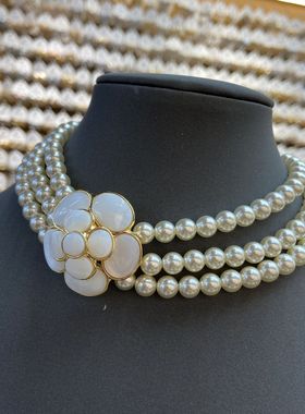 中古Vintage真金电镀法式复古天