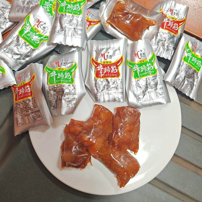 蒙超牛蹄筋草原美食独立水晶牛筋内蒙古特产香辣原味零食Q弹劲道