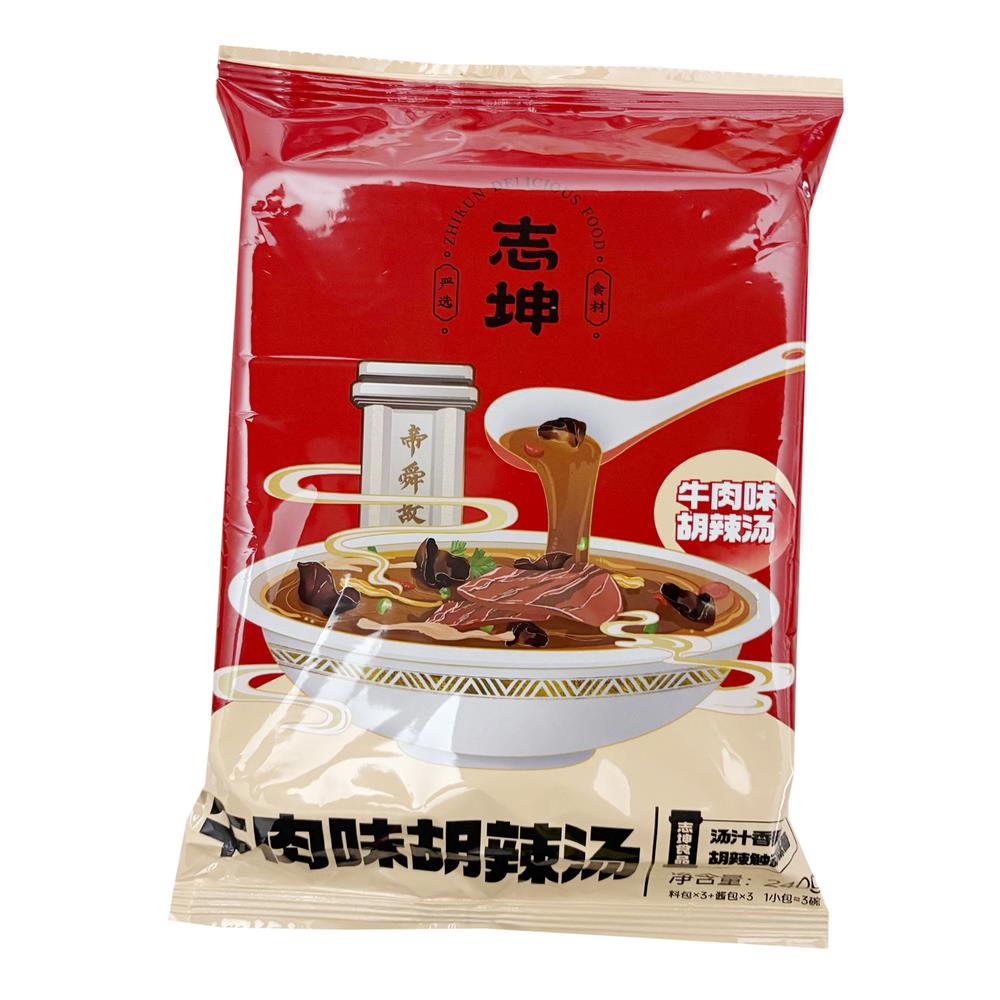 河南濮阳志坤白胡辣汤香菇味牛肉味任选方便营养早餐汤料特产