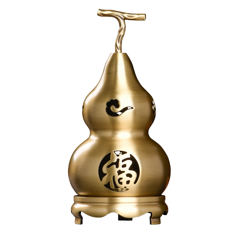 铜葫芦香薰炉檀香炉盘香茶室香道