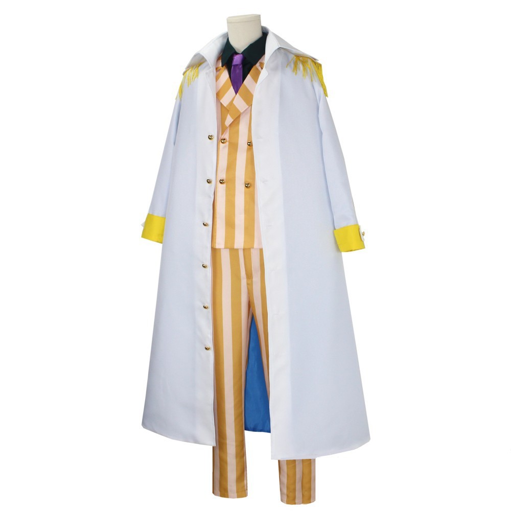 黄猿大将军cosplay服装 海贼王五老星海军大将军正义海军cos服