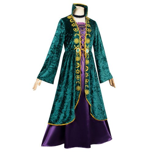 女巫也疯狂2cos服中世纪连衣裙万圣节儿童角色扮演服cosplay 服装