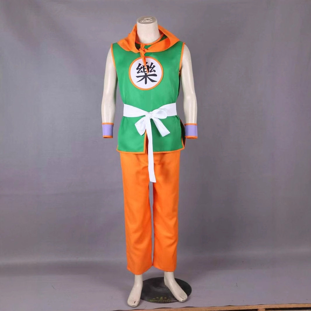 外贸跨境日系动漫服装演出服七龙珠乐平雅木茶强盗装动漫Cosplay