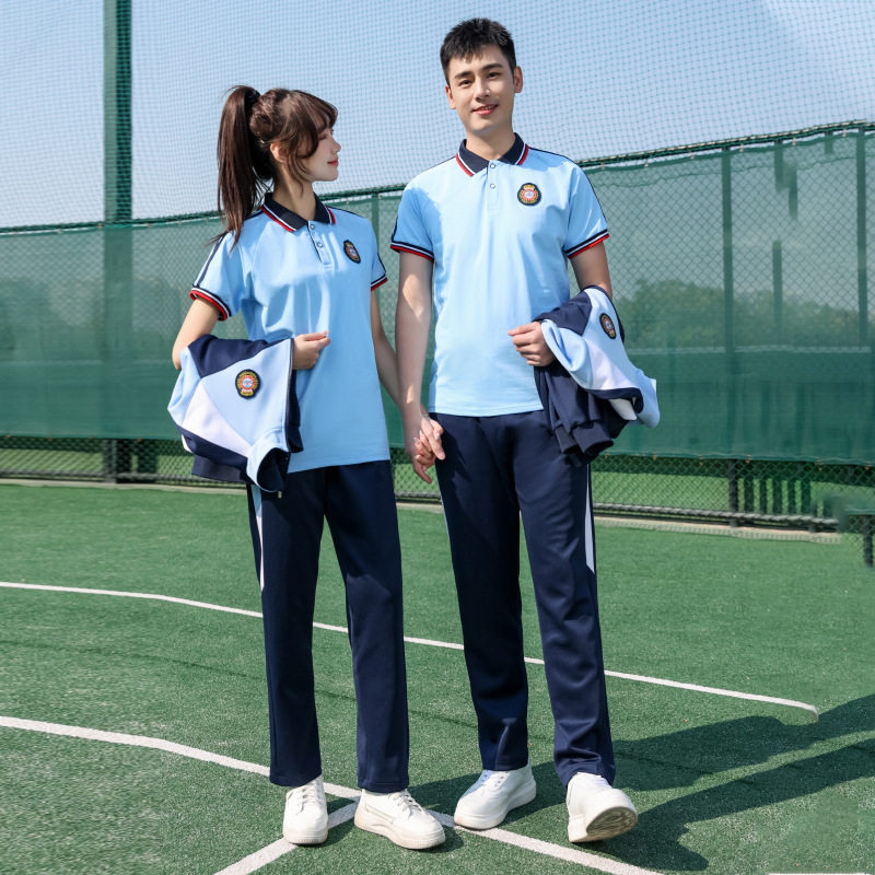 班服初中生秋季套装学院风卫衣外套小学高中运动会校服三件套团购