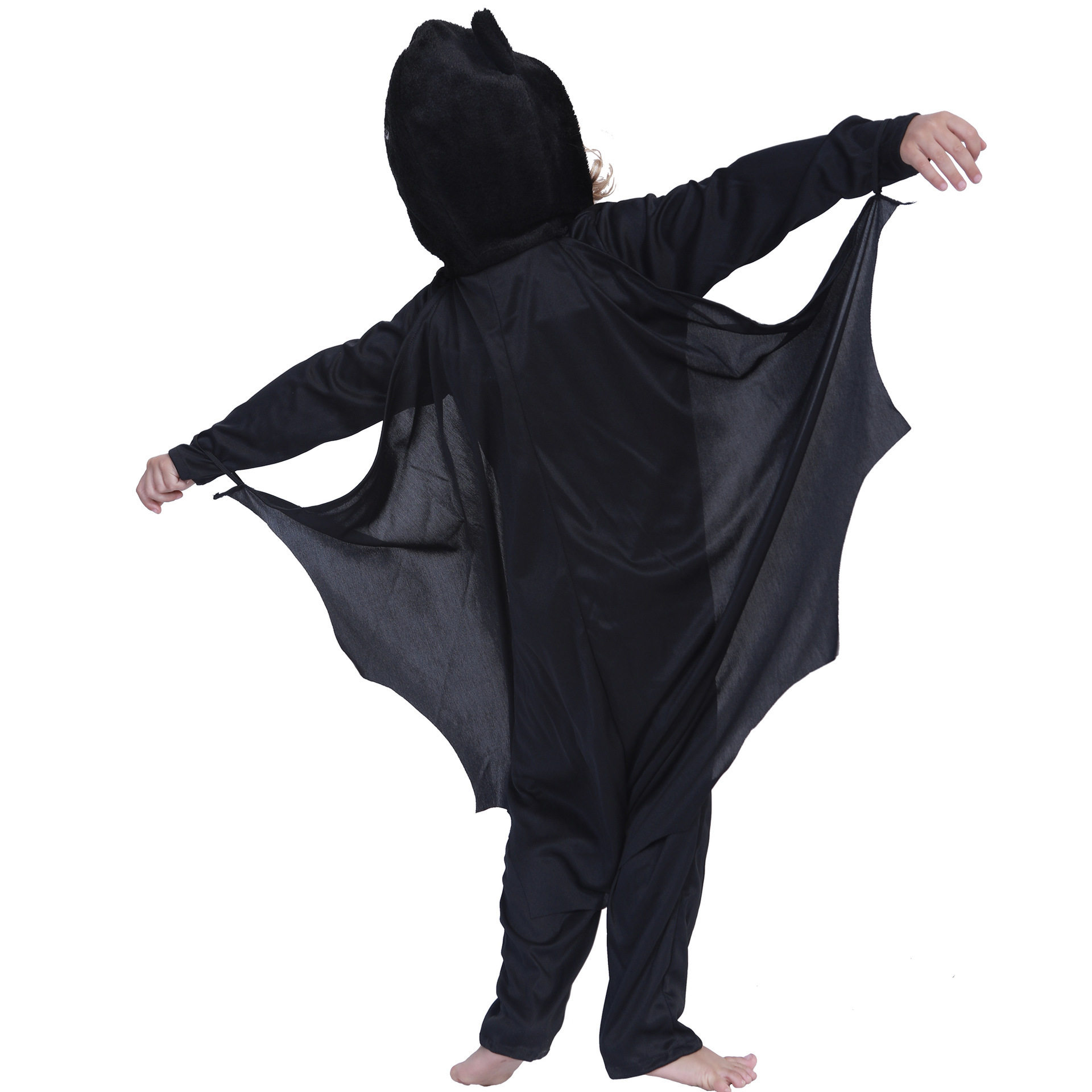 万圣节儿童cosplay表演服连体裤动物蝙蝠装造型装服装童装舞台演