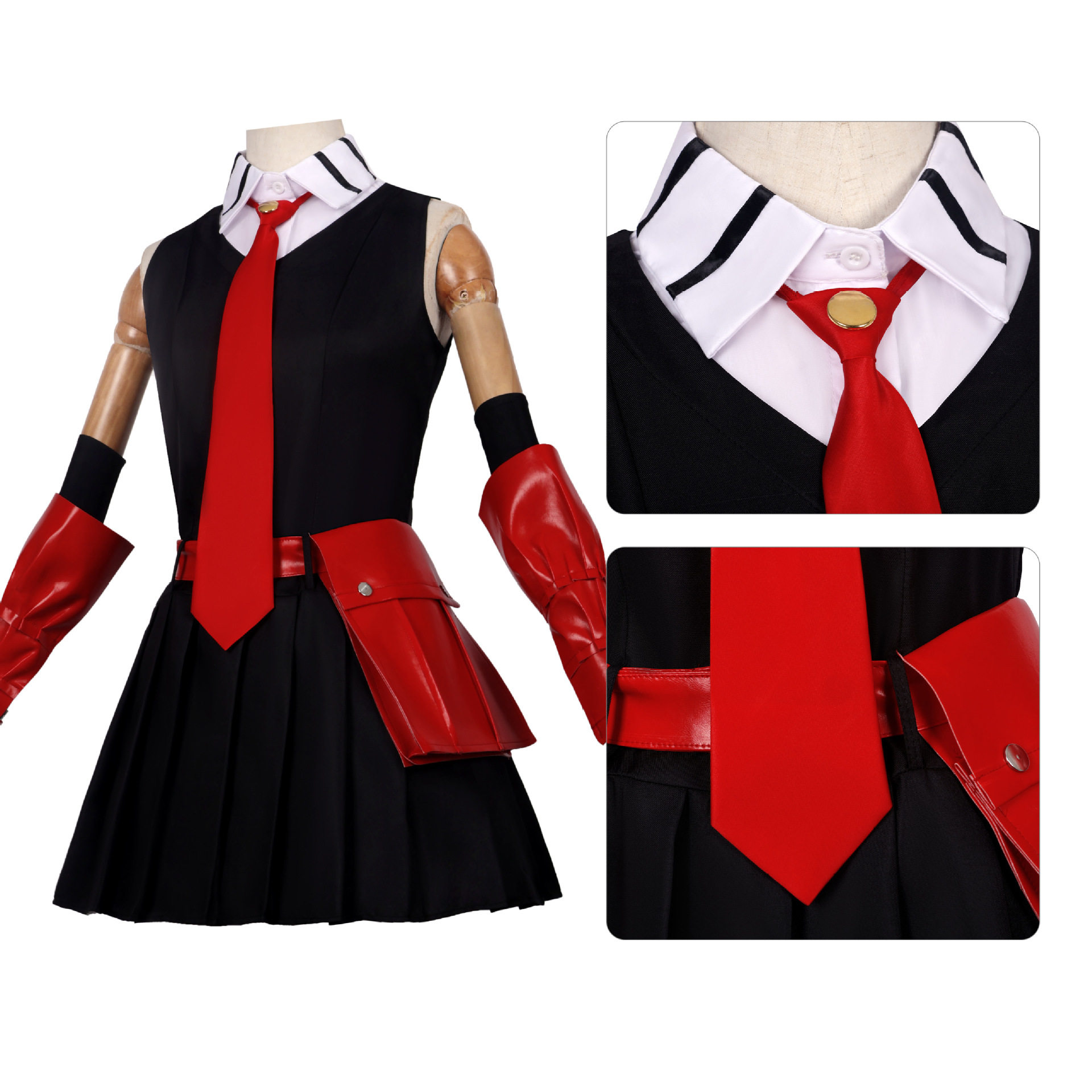 万圣节服装斩·赤红之瞳cos服黑瞳聚会派对jk制服cosplay服表演服