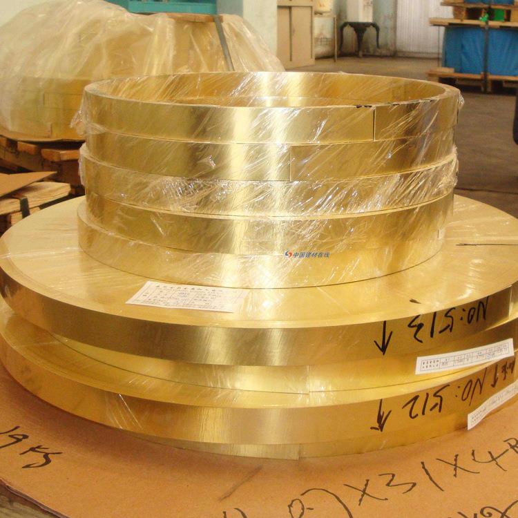 工厂加工H62黄铜带 黄铜片软态黄铜皮 H65黄铜带H68黄铜箔黄铜板