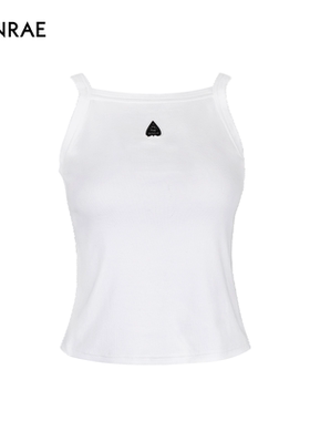 ERINRAE丨百搭白色女士棉T简约打底吊带背心EG113049CO
