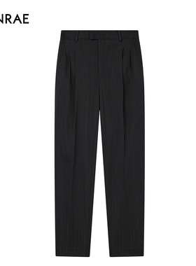 ERINRAE丨秋季新品黑色西装裤女显瘦正装裤长裤EG336195PL20