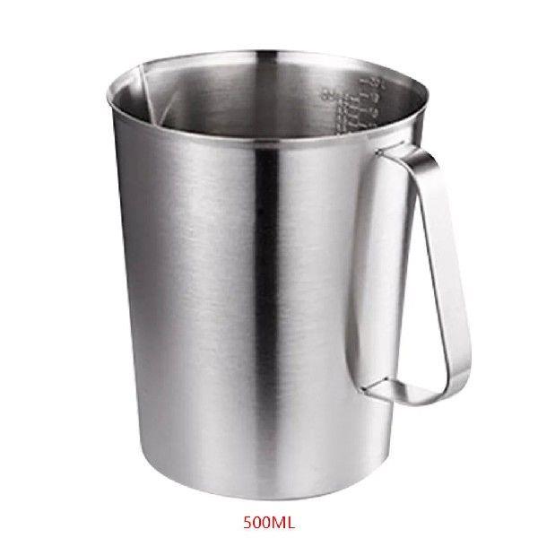 304 Thick Stainless Steel Measuring Cup Scale Milk Tea Mug