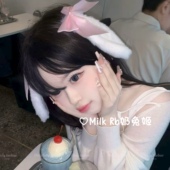 奶兔姬 垂耳兔 日系兔耳Lolita边夹少女蝴蝶结洛丽塔漫展KC发饰