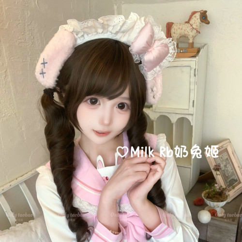 奶兔姬*软软小兔/ 可爱日系美乐帝发箍洛丽塔甜美Lolita女仆发饰