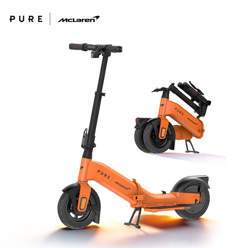 pure迈凯伦电动滑板车可折叠成人