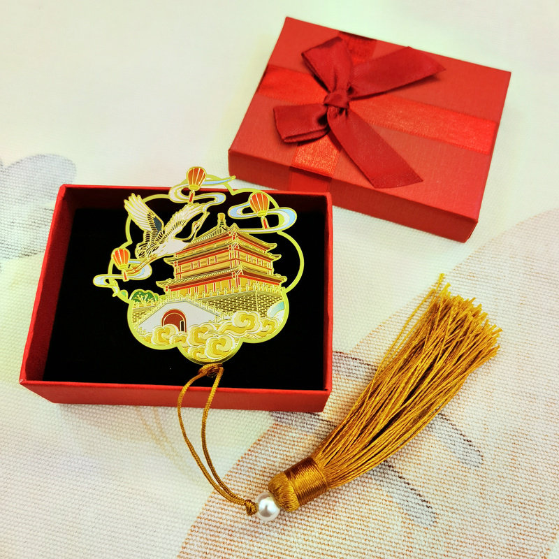 西安文创纪念品书签钟楼兵马俑华清宫大雁塔旅游礼品送朋友孩子