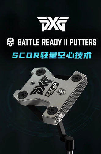 PXG高尔夫球杆新款男士灰色骷髅头Blackjack稳定大头容错golf推杆