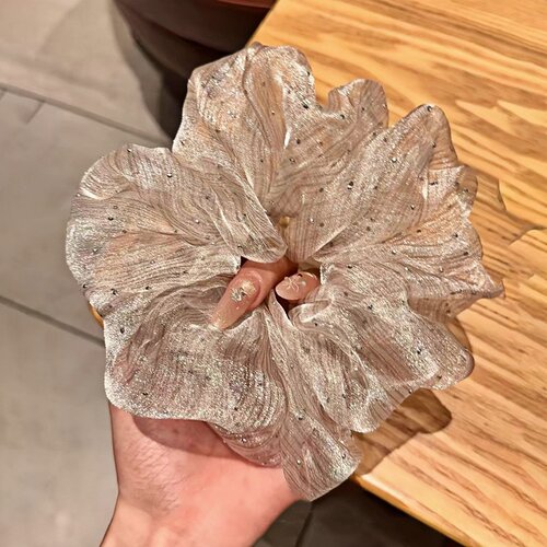 简约烫钻法式满天星烫钻大肠发圈