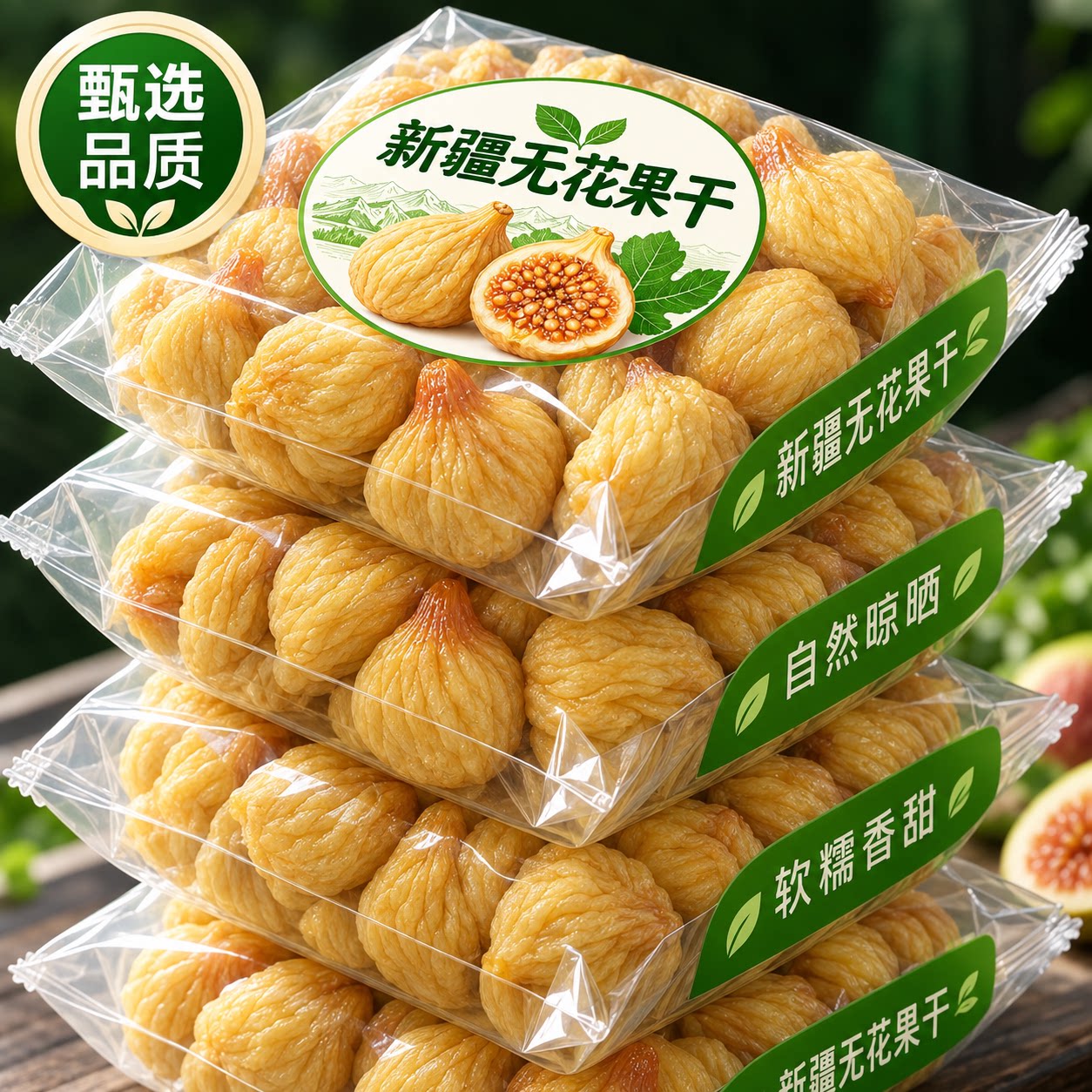 【商超同款】无花果干新疆官方旗舰店特级大果孕妇可食正宗泡水喝