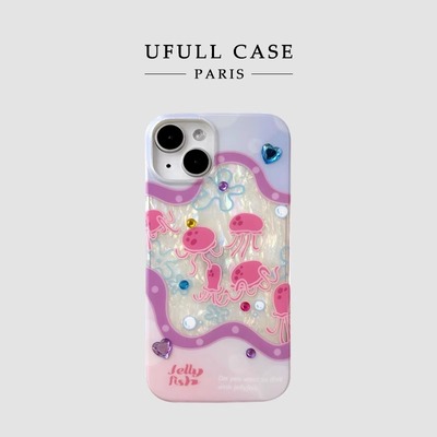 贝壳星星水母适用三星s25+手机壳