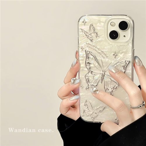 三星note20手机壳日韩高级感蝴蝶