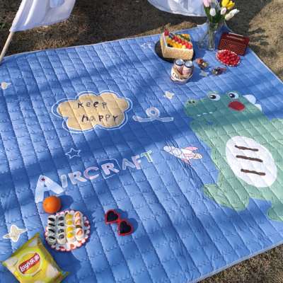 户外野餐垫防潮垫春游垫子便携加厚加大野炊帐篷地垫沙滩垫可机洗