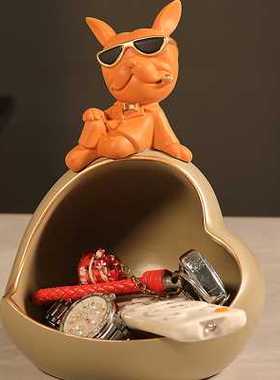 进门口入户玄关鞋柜放钥匙收纳置物架创意装饰品客厅装饰挂钩摆件